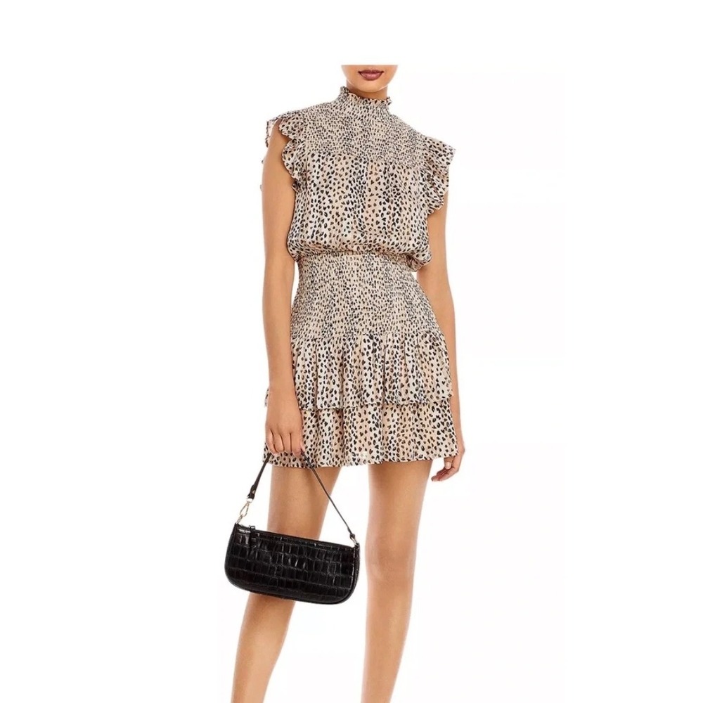 Aqua Leopard‎ Print Dress Size Medium NWT